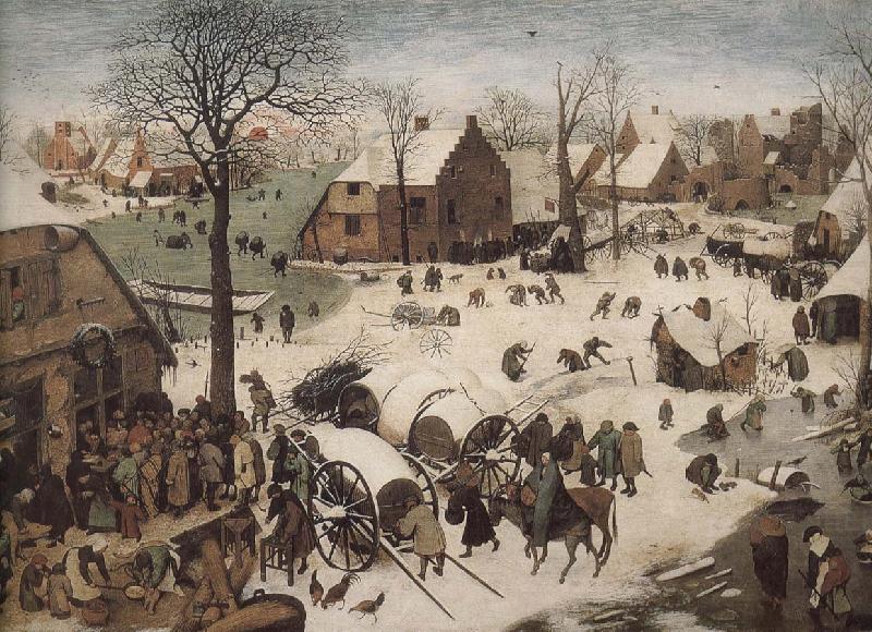 Pieter Bruegel Household surveys of Bethlehem china oil painting image